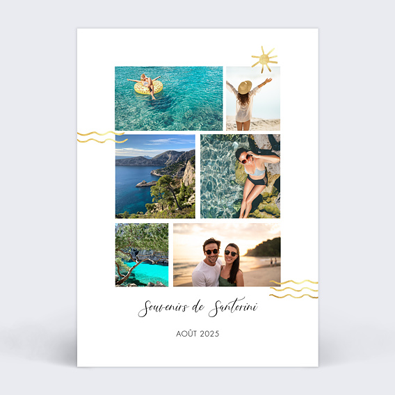 Carte postale Santorini