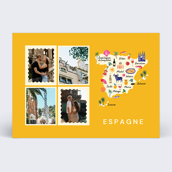 Carte postale Maps Espagne