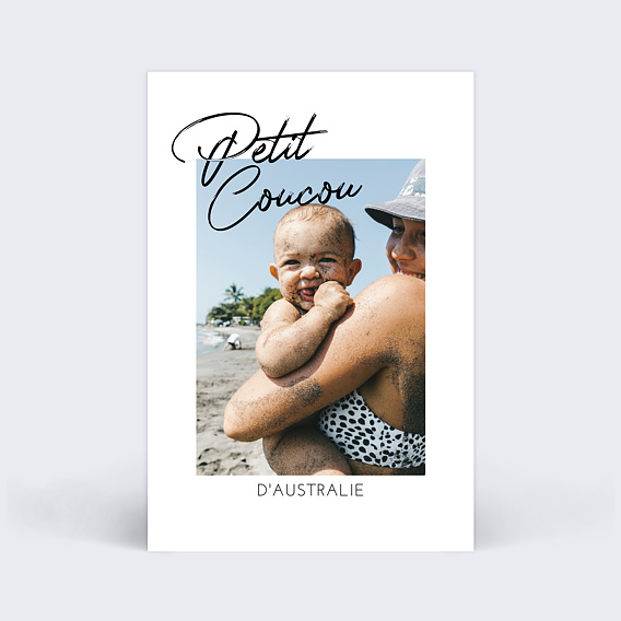 Carte postale Signature