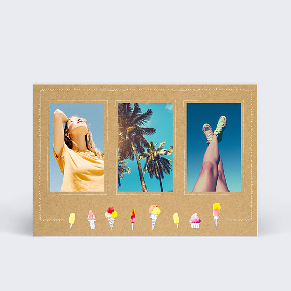 Carte Postale Sorbets d'été