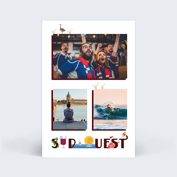 Carte postale Sud Ouest