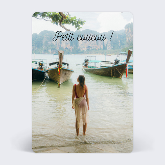 Carte postale Tirets