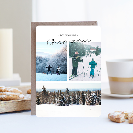 Carte postale Typographie Minimaliste