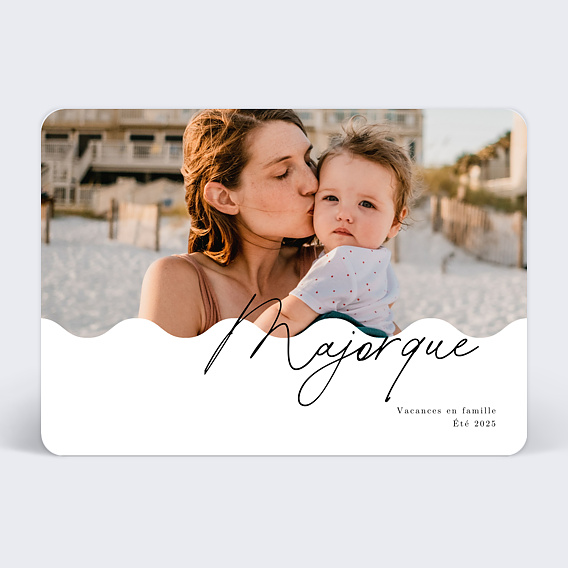 Carte postale Vague