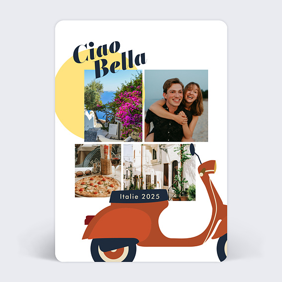 Carte Postale Vespa