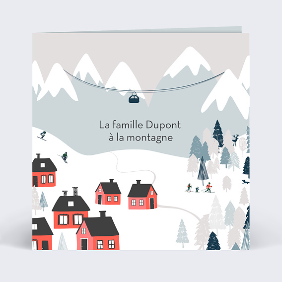 Carte Postale Village de Montagne