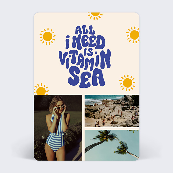 Carte Postale Vitamin Sea