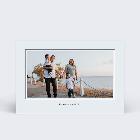 Carte remerciement invitation Carte Chic 