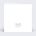 Carte remerciement invitation Chic Verso