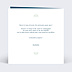 Carte remerciement invitation Découpe Dentelle Verso