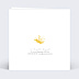 Carte remerciement invitation Dorure Couronne Photo Verso