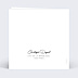 Carte remerciement invitation Signature Verso