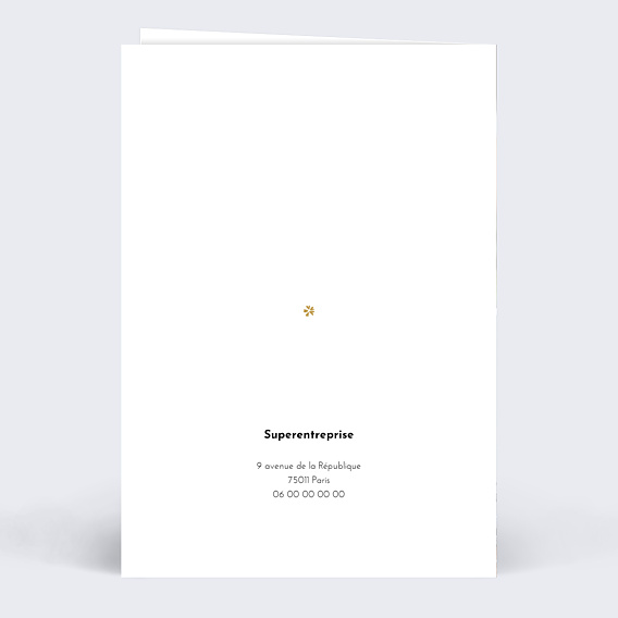 Remerciements Toutes Occasions Losange Fleuri