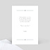 Carte remerciement invitation Cadre Chic 3 Photos Verso