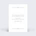 Carte remerciement invitation Cadre Chic Verso
