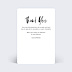 Carte remerciement invitation This Is Love Verso