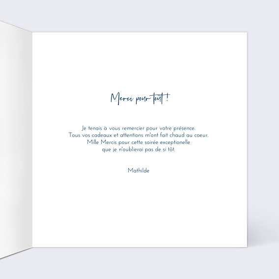 Remerciements Toutes Occasions Chic