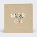 Carte remerciement invitation Ombrage Recto