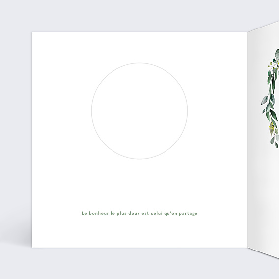Remerciements Toutes Occasions Découpe Eucalyptus