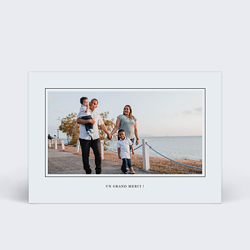 Remerciements Toutes Occasions Carte Chic 