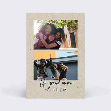 Remerciements Toutes Occasions Carte Chine II