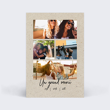 Remerciements Toutes Occasions Carte Chine IV