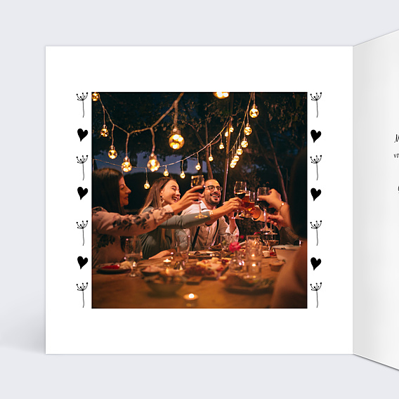 Remerciements Toutes Occasions Coeur Bucolique 1 Photo