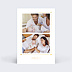 Carte remerciement invitation Cadre Chic