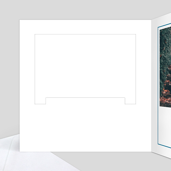 Carte de remerciement Cadre Intérieur Gauche