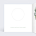 Carte remerciement invitation Découpe Eucalyptus Intérieur Gauche
