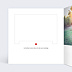 Carte remerciement invitation Découpe Love Letter Intérieur Gauche