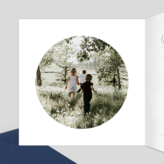 Remerciements Toutes Occasions Dorure Couronne Photo