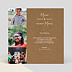 Carte remerciement invitation Bohème Verso