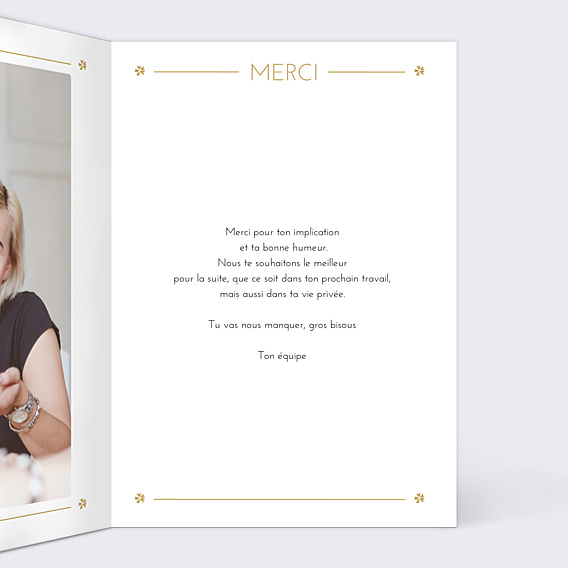 Remerciements Toutes Occasions Losange Fleuri