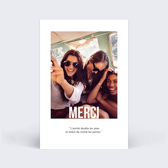 Remerciements Toutes Occasions Typographie Merci