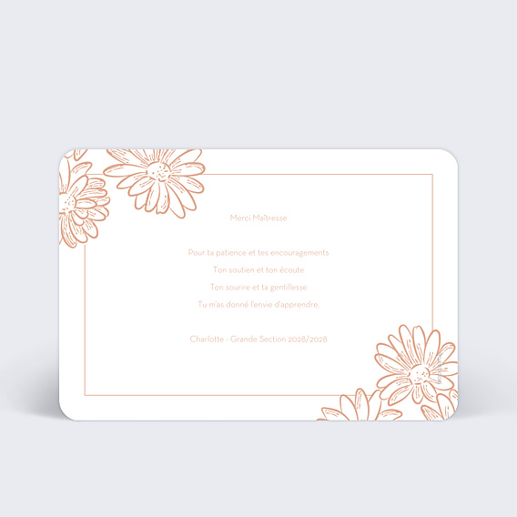 Remerciements Toutes Occasions Merci Floral
