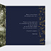 Carte remerciement invitation Motif Champêtre  Intérieur Droit