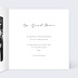 Carte remerciement invitation Dorure Cadre 4 Photos Intérieur Droit