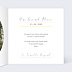 Carte remerciement invitation Dorure Couronne Photo Intérieur Droit