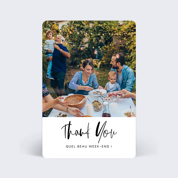 Carte remerciement invitation This Is Love