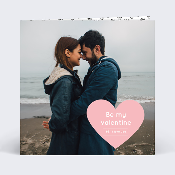 Carte d'amour Coeur Tendre