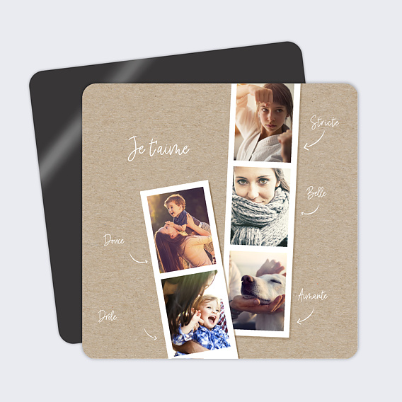 Carte d'amour Photomaton Qualités