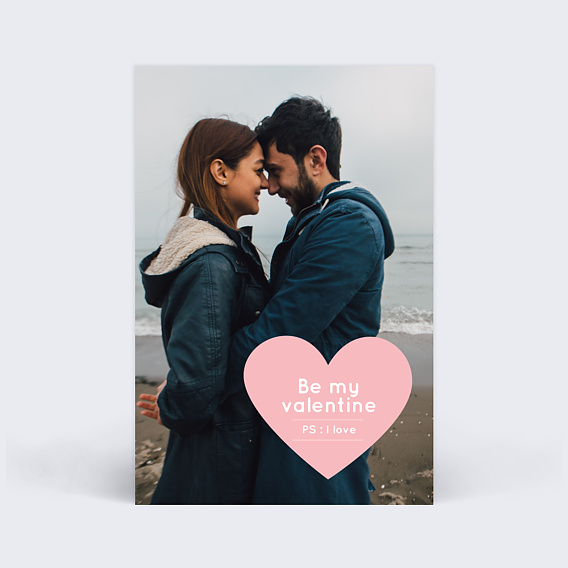 Carte d'amour Coeur Tendre