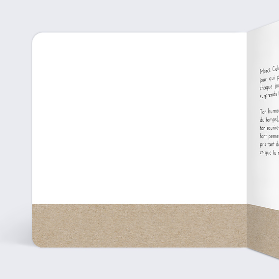 Carte d'amour Photomaton Qualités Intérieur Gauche