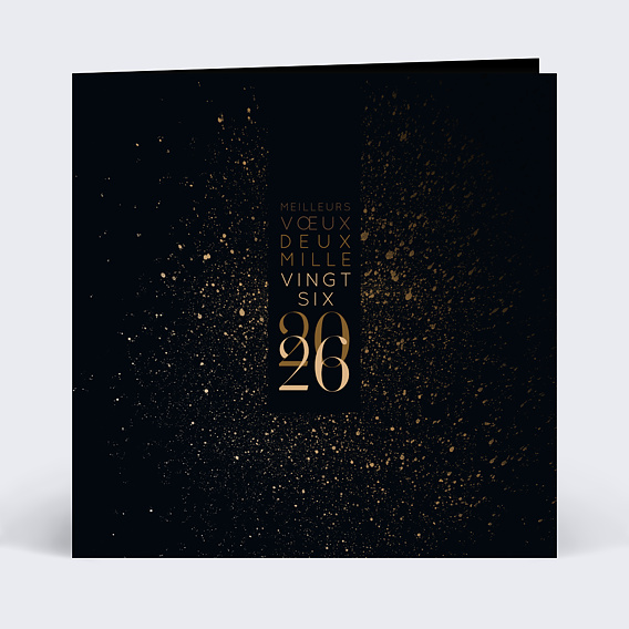 Carte de vœux entreprise Lumière Recto