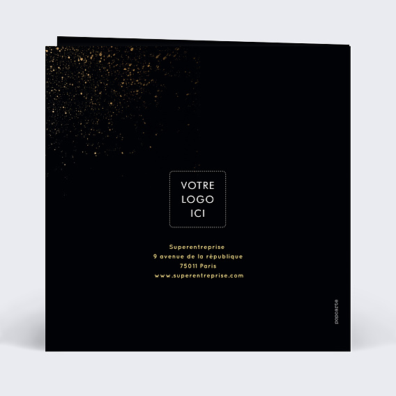Carte de Voeux Entreprise Lumière