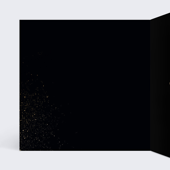 Carte de vœux entreprise Lumière Intérieur Gauche