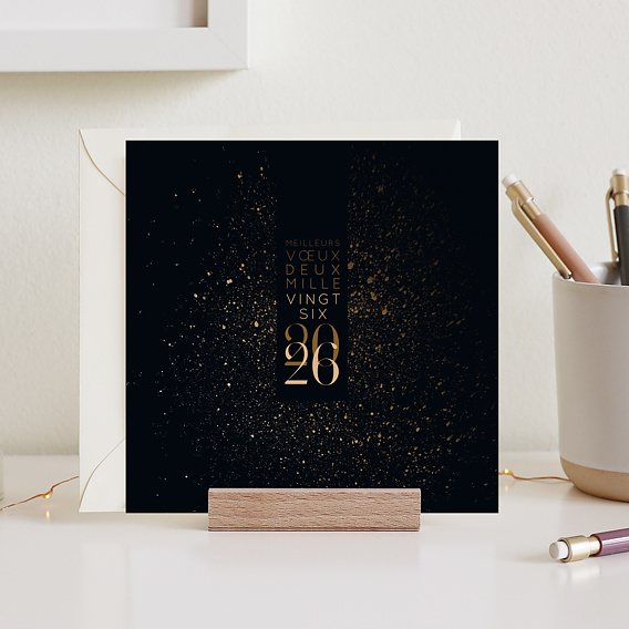 Carte de vœux entreprise Lumière Après 1