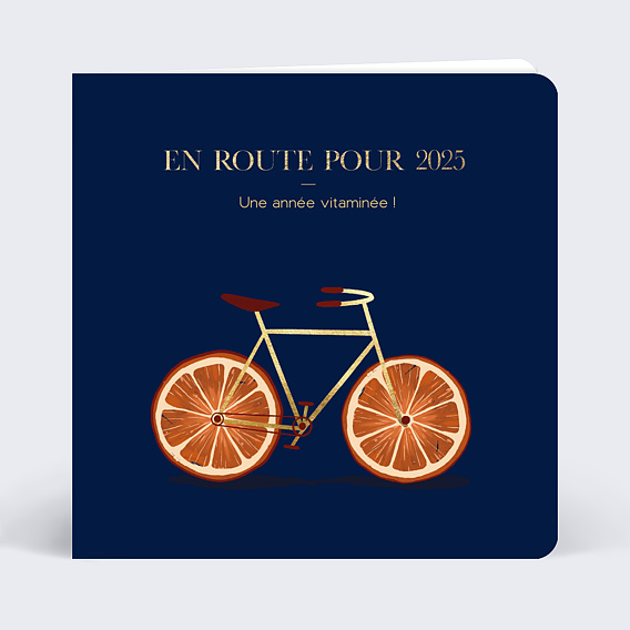 Carte de vœux entreprise Année Vitaminée 