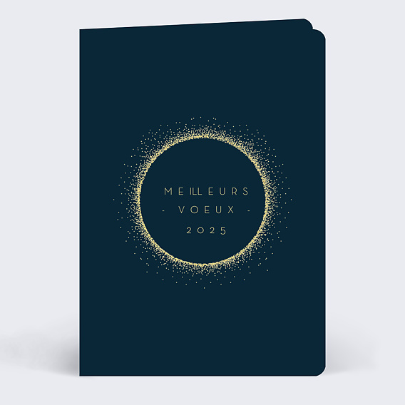 Carte de voeux Halo lumineux